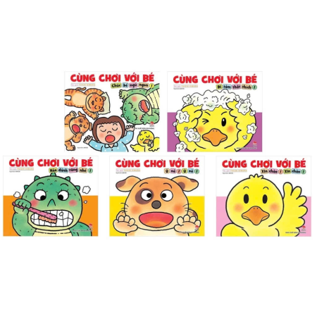 Sách - Cùng chơi với bé - Trọn bộ 5 cuốn