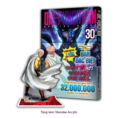 Truyện tranh - One Punch Man - Tập 30 đặc biệt (Tặng kèm bìa áo PVC + Standee Acrylic)