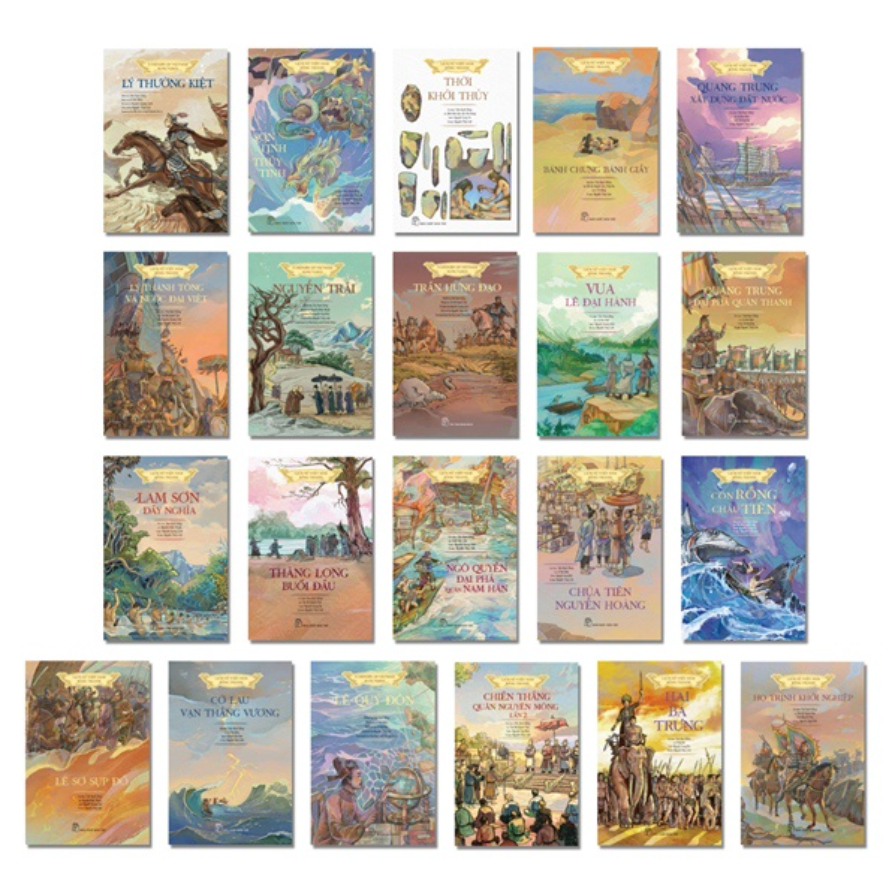 Sách - Lịch sử Việt Nam bằng tranh (Bản màu) - Hộp 16 cuốn 2 Sách - Lịch sử Việt Nam bằng tranh (Bản màu) - Hộp 16 cuốn - Ảnh 2