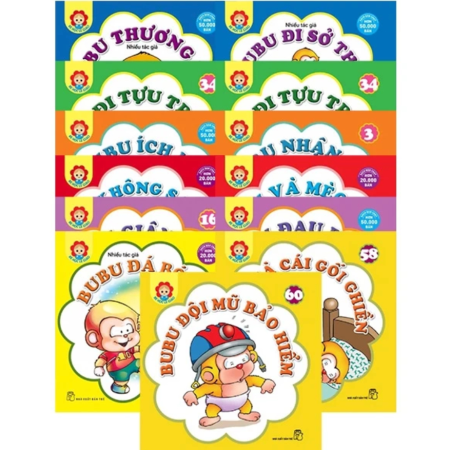 Sách - Bé học Lễ giáo: Bubu - Trọn bộ tập 1-60