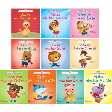 Sách - Bé học điều tốt - Bé làm điều hay - Trọn bộ 10 cuốn