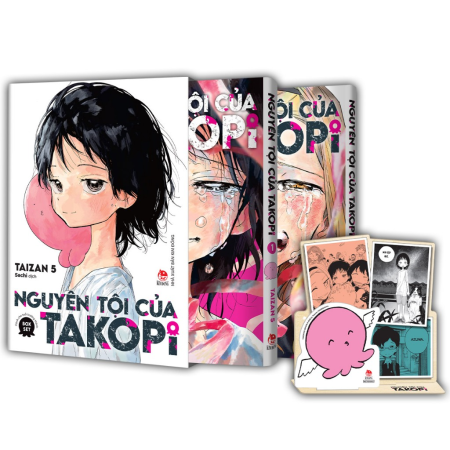 Truyện tranh - Nguyên tội của Takopi – Boxset 2 tập (Tặng kèm Standee giấy bồi)