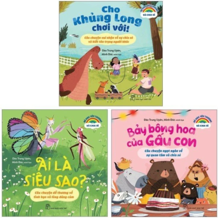 Sách - Bé học yêu thương và chia sẻ - Bộ 3 cuốn
