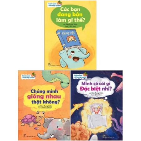 Sách - Làm quen với xung quanh -  Trọn bộ 3 tập