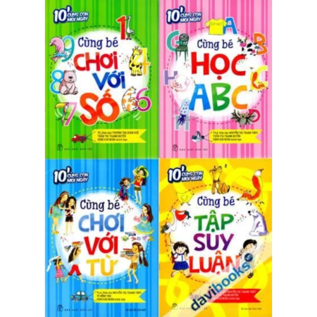 Sách - 10 phút cùng con mỗi ngày - Bộ 6 cuốn