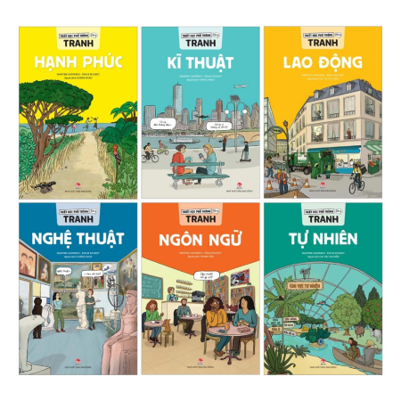 Sách - Triết học phổ thông bằng tranh - Bộ 6 cuốn