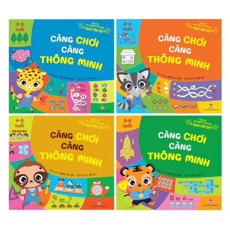 Sách - Càng chơi càng thông minh - Giúp bé rèn luyện tư duy qua 1600 câu đố