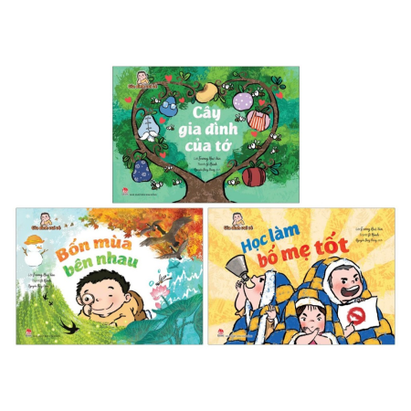 Sách - Gia đình vui vẻ - Bộ 3 cuốn
