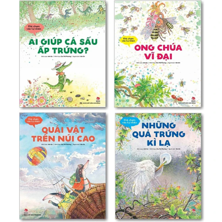 Sách - Khẽ chạm vào tự nhiên - Trọn bộ 4 cuốn