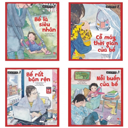 Sách - Bố là tất cả - Bộ 4 cuốn