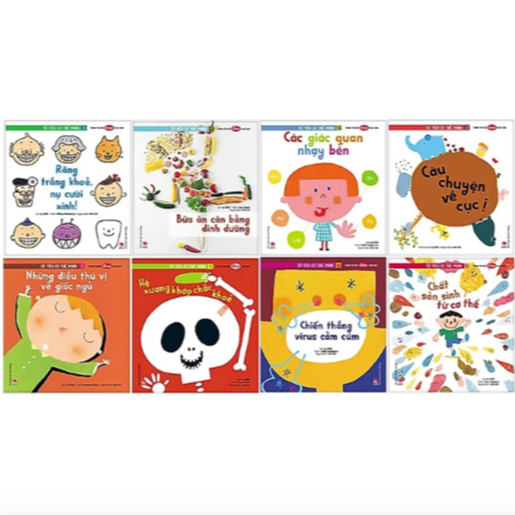Tranh truyện Ehon Nhật Bản - Tớ yêu cơ thể mình - Bộ 8 tập 1 Tranh truyện Ehon Nhật Bản - Tớ yêu cơ thể mình - Bộ 8 tập