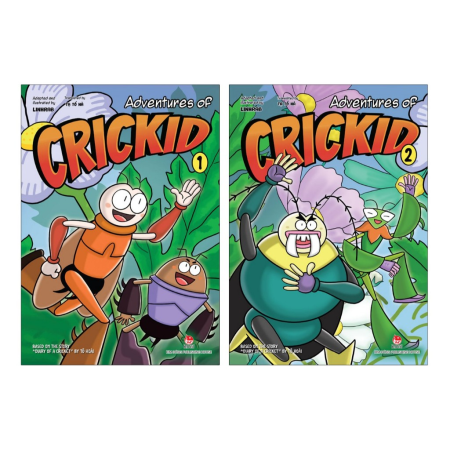 Truyện tranh tiếng Anh - Adventures of Crickid - Bộ 2 tập