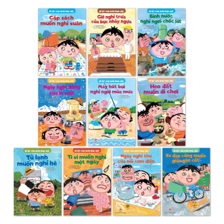 Sách - Đồ vật cũng muốn rong chơi - Trọn bộ 10 cuốn