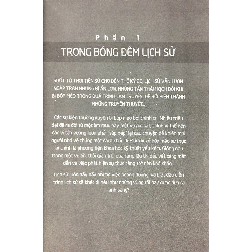 Sách - Trong thẳm sâu của bí ẩn - Tập 04. Những bí mật được che đậy trong bóng đêm lịch sử 2 Sách - Trong thẳm sâu của bí ẩn - Tập 04. Những bí mật được che đậy trong bóng đêm lịch sử - Ảnh 2