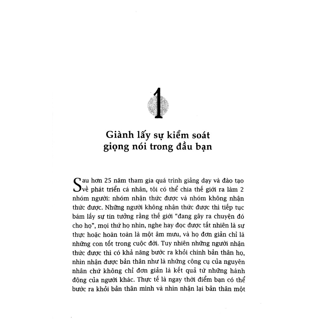 Sách - Làm chủ giọng nói trong đầu 5 Sách - Làm chủ giọng nói trong đầu - Ảnh 5