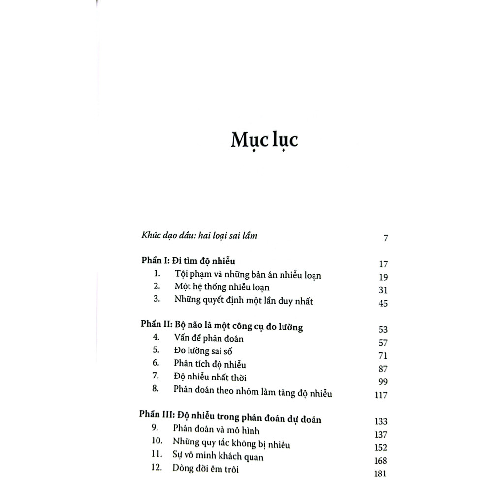 Sách - Độ nhiễu: Sai lầm trong phán đoán 4 Sách - Độ nhiễu: Sai lầm trong phán đoán - Ảnh 4