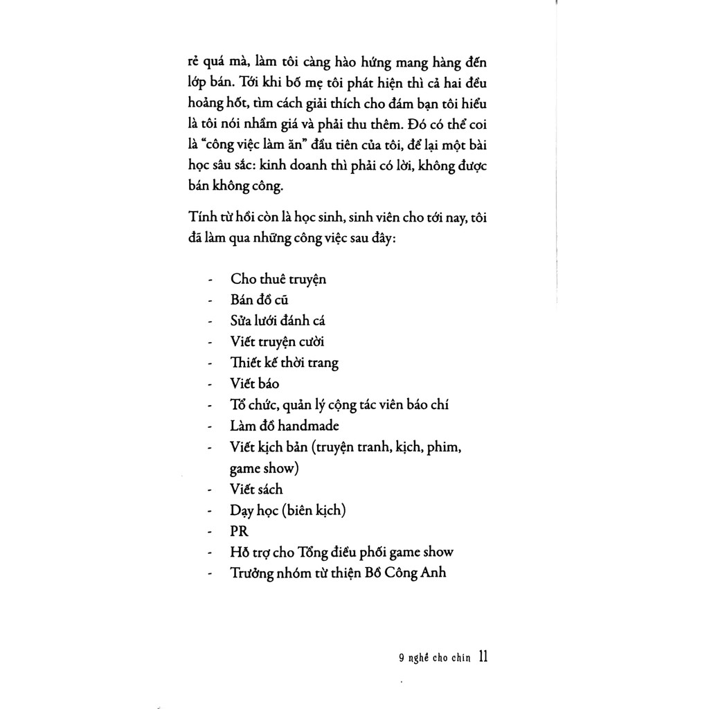 Sách - Nghĩ thử làm thật - 9 nghề cho chín 7 Sách - Nghĩ thử làm thật - 9 nghề cho chín - Ảnh 7