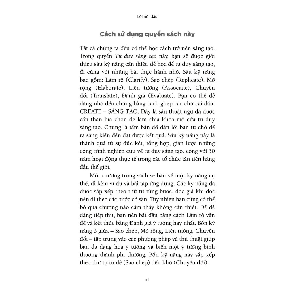 Sách - Tư duy sáng tạo: Làm chủ 6 kỹ năng khơi nguồn đổi mới 9 Sách - Tư duy sáng tạo: Làm chủ 6 kỹ năng khơi nguồn đổi mới - Ảnh 9