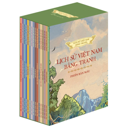 Sách - Lịch sử Việt Nam bằng tranh (Bản màu) - Hộp 16 cuốn