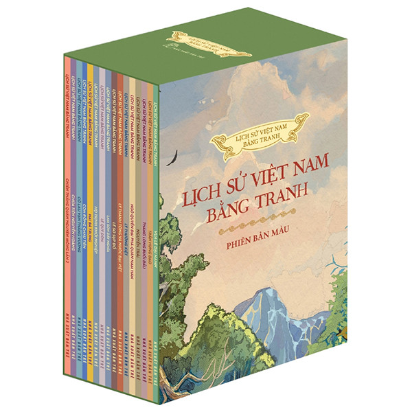 Sách - Lịch sử Việt Nam bằng tranh (Bản màu) - Hộp 16 cuốn 1 Sách - Lịch sử Việt Nam bằng tranh (Bản màu) - Hộp 16 cuốn