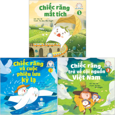 Sách - Combo. Bé học khám phá cuộc sống - Răng nhỏ phiêu lưu (3 cuốn)