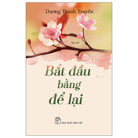 Sách - Bắt đầu bằng để lại
