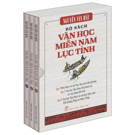 Sách - Bộ sách Văn học miền Nam lục tỉnh (Hộp 3 tập 1, 2, 3)