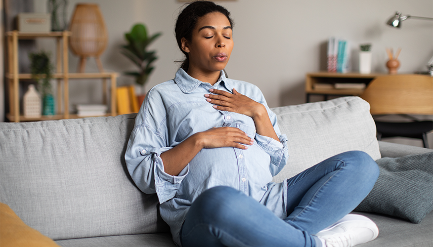 Deep breathing technique