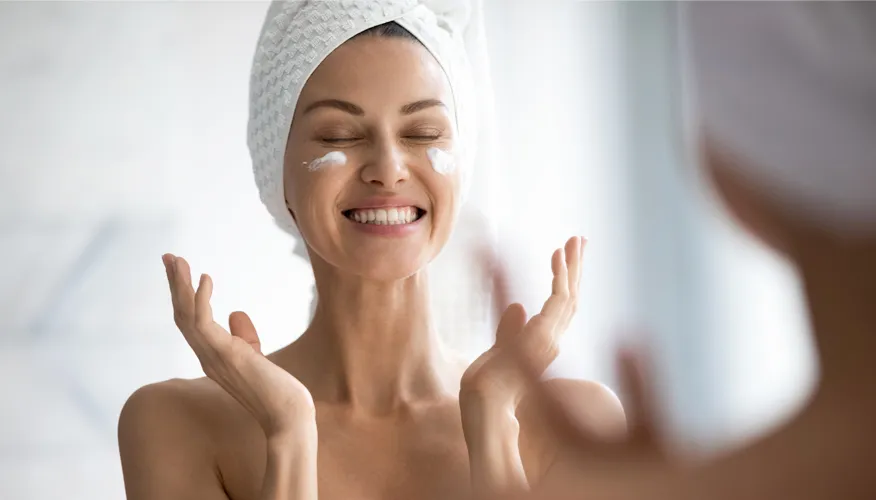 Morning skincare routine for anti-aging