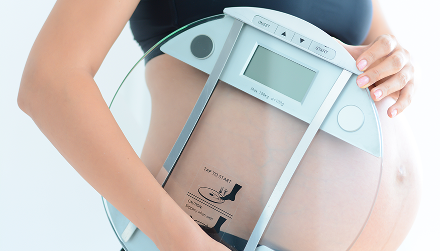 Ideal weight gain during the third trimester