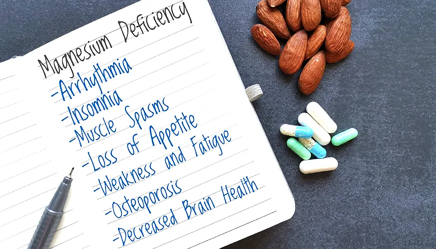 Signs of a magnesium deficiency