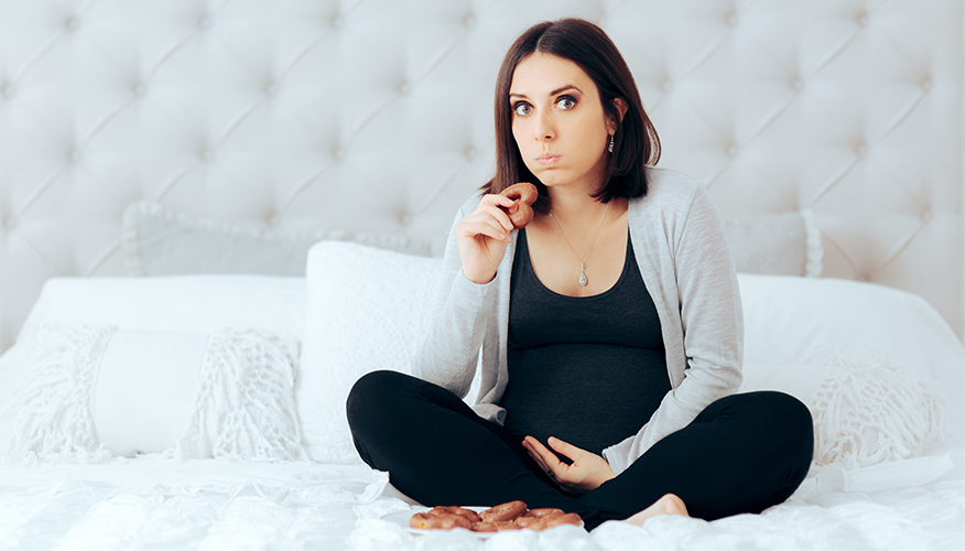Why do pregnancy cravings take place?