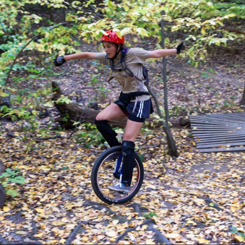 Mountain Unicycling
