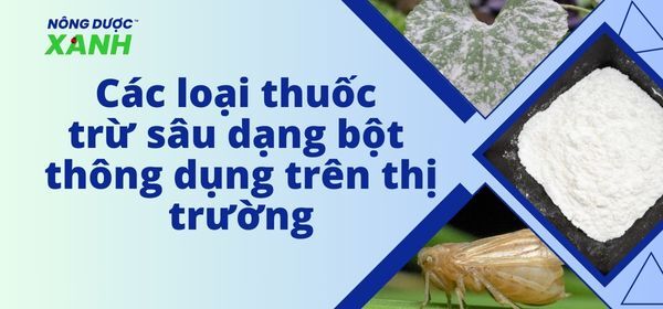 Các loại thuốc trừ sâu dạng bột thông dụng trên thị trường