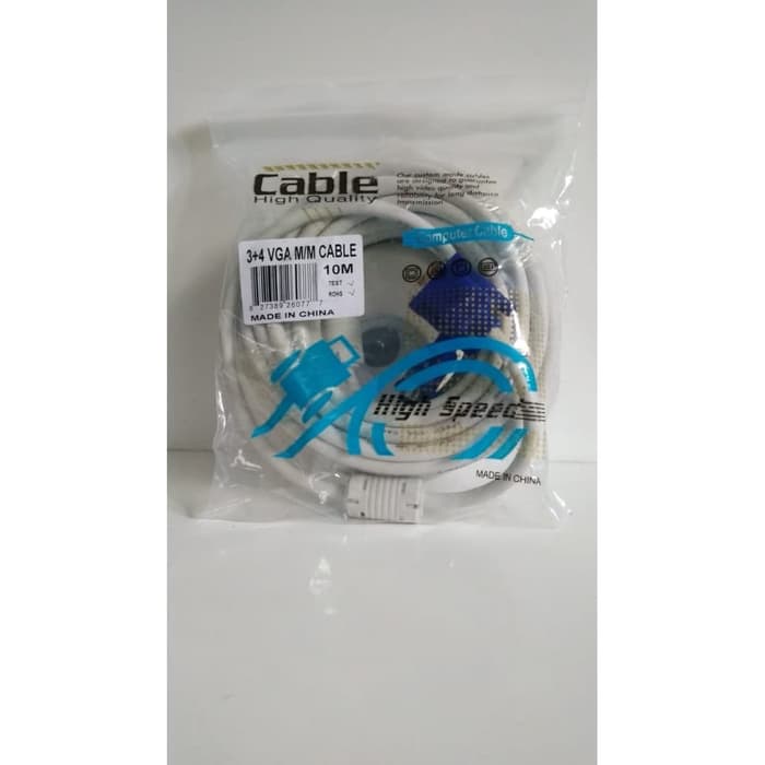 Kabel VGA 10 Meter Kabel VGA 10M VGA 10M Male to Male - Jelajahi Indonesia