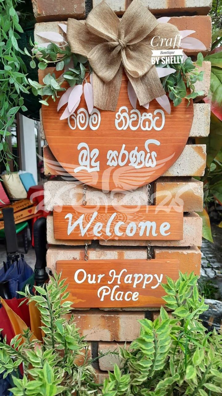 handmade wooden round