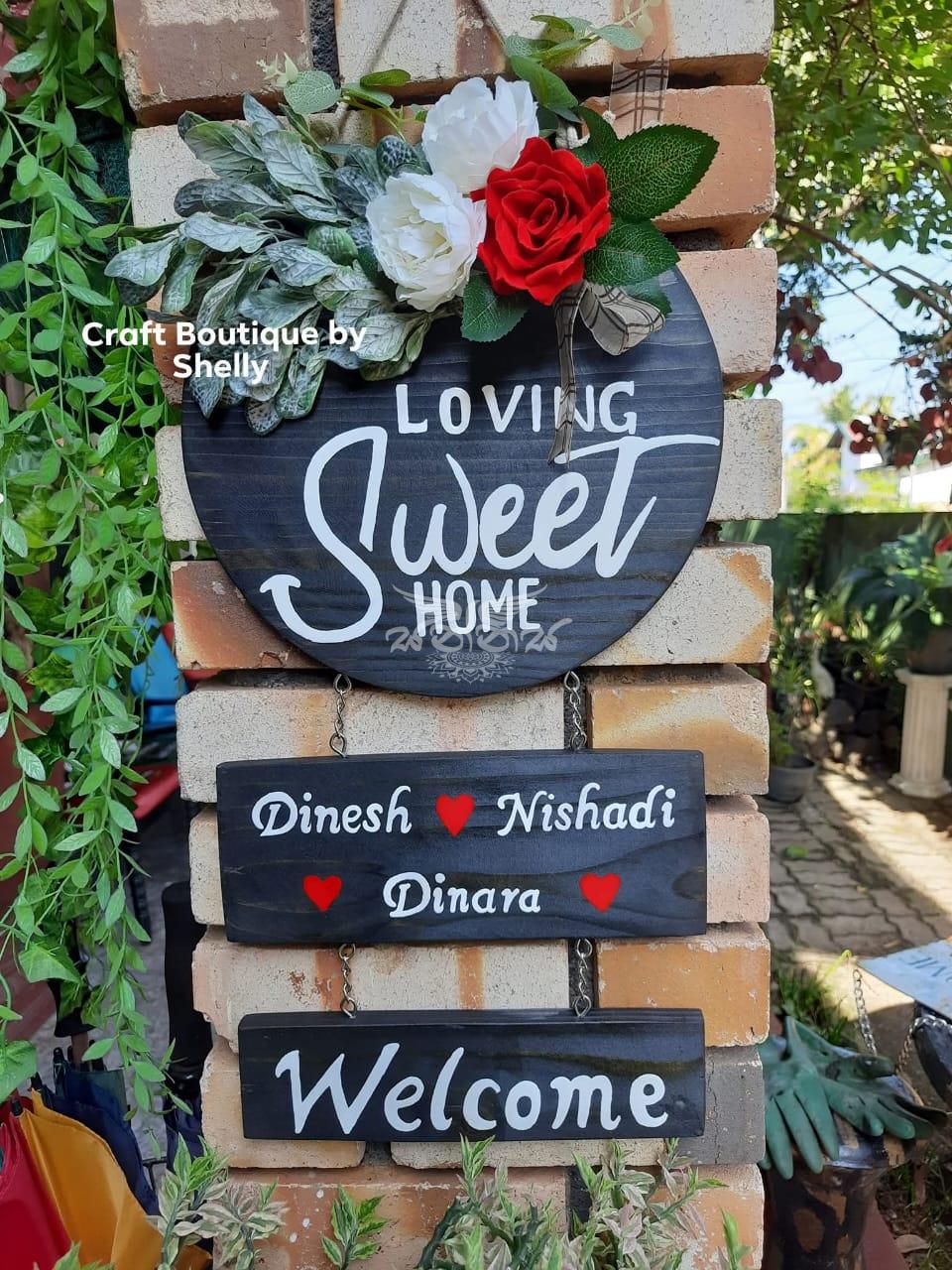 handmade wooden round