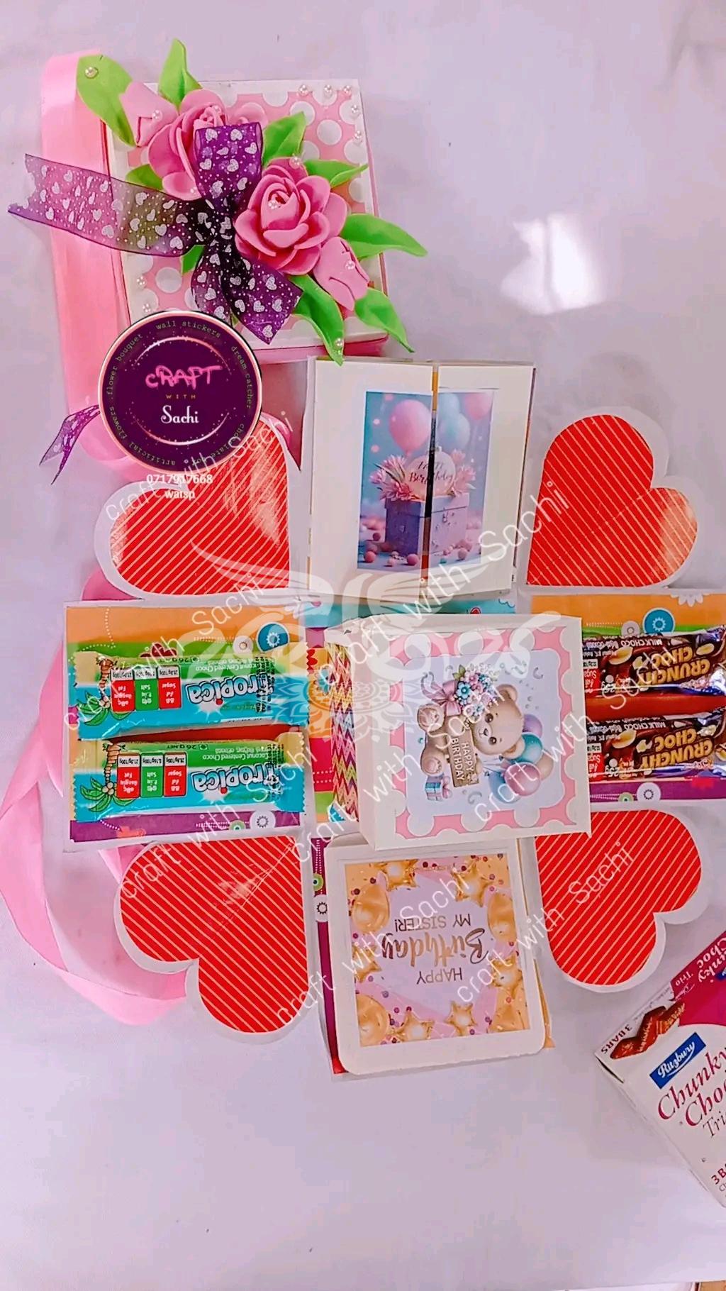 Hand Craft With Sachi - Chocolate Gift Box With Photo