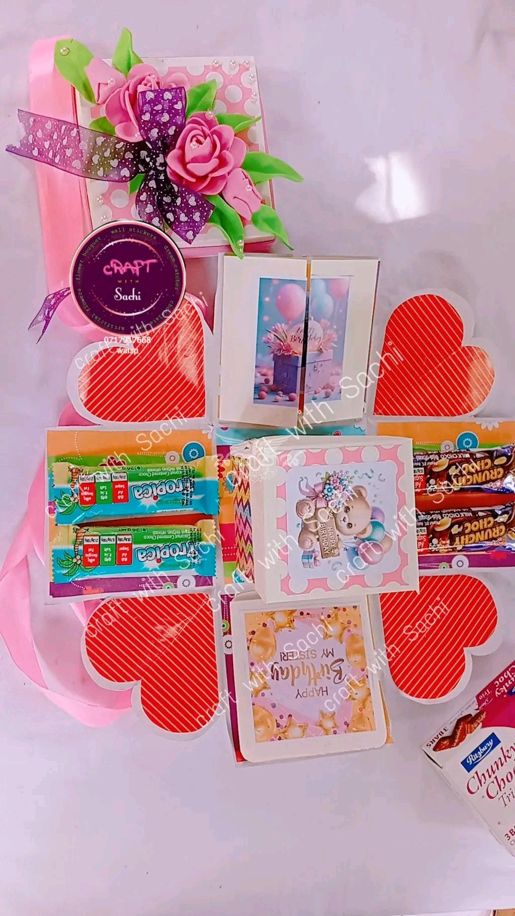 Hand Craft With Sachi - Chocolate Gift Box With Photo