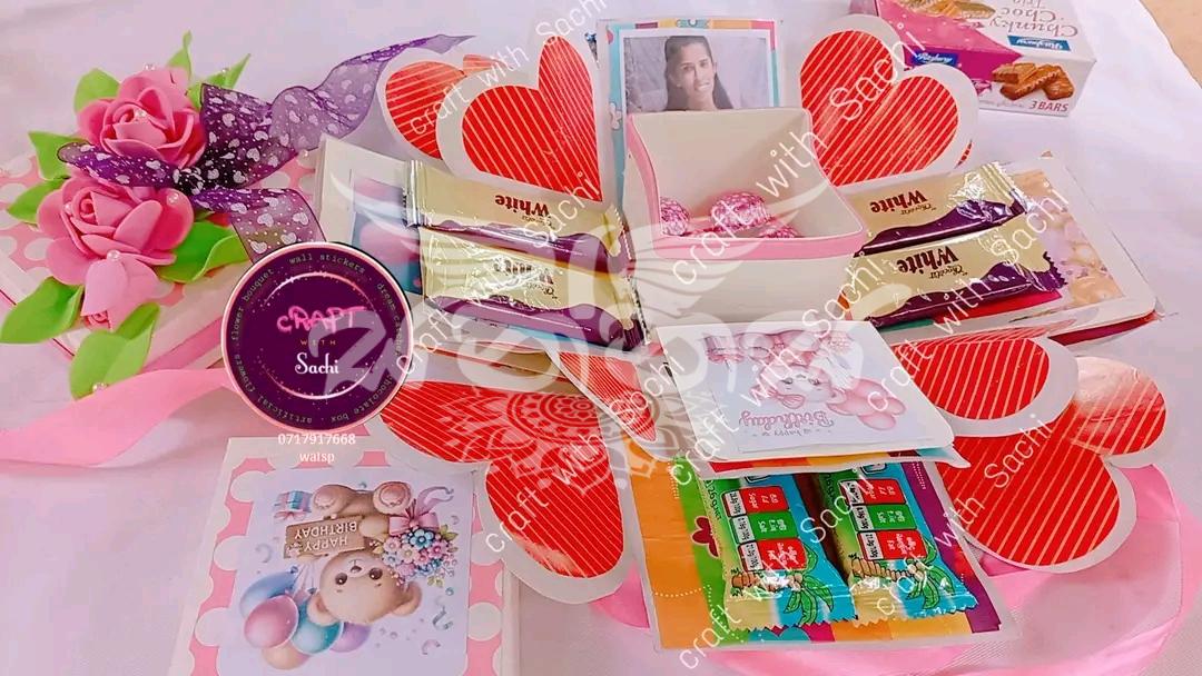 Hand Craft With Sachi - Chocolate Gift Box With Photo
