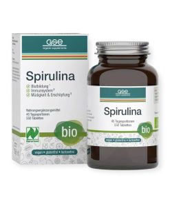 Tảo xoắn spirulina hữu cơ GSE Hộp 250v - Hộp