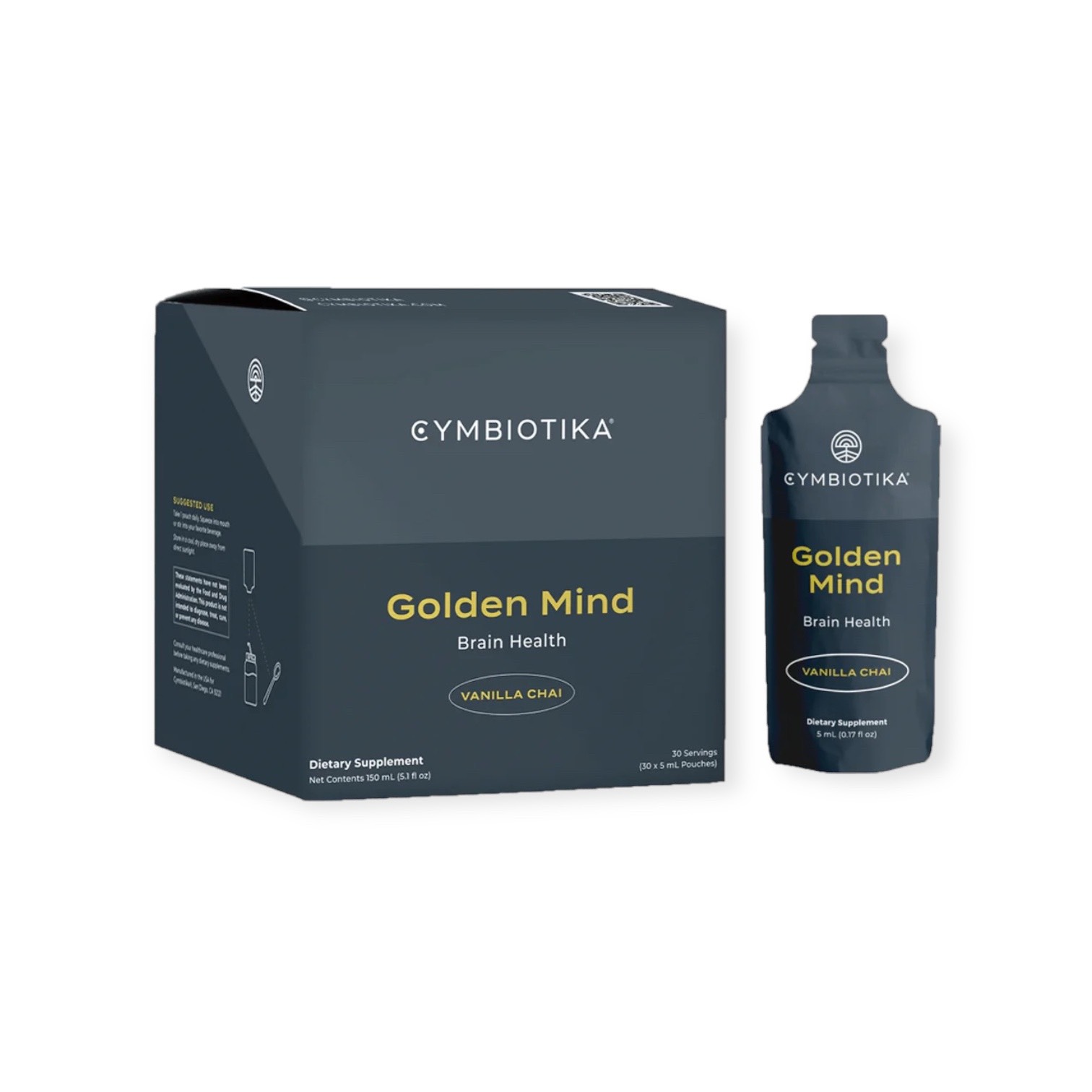 Dinh dưỡng cho não bộ Golden mind Cymbiotika chai 60ml - Chai