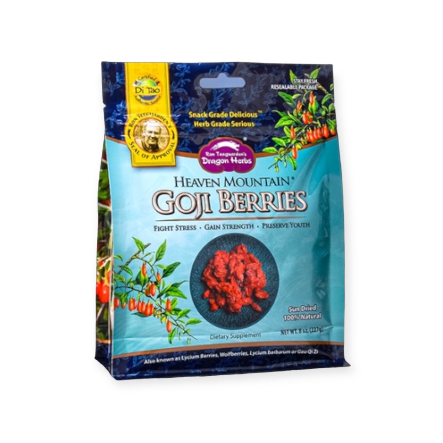 Kỷ tử hoang dã núi Thiên Sơn Dragon Herbs Gói 227g - Gói