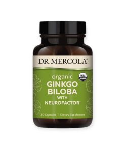 Viên uống tăng cường tuần hoàn não từ gingo biloba Dr. Mercola Lọ 30 viên - Lọ