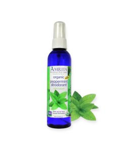 Xịt khử mùi hương bạc hà hữu cơ Amrita