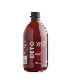 Giấm Vang Đỏ Detox hữu cơ Có giấm cái Milan 500ml - Chai