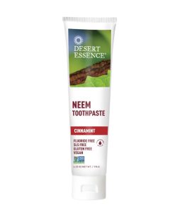Kem đánh răng neem, quế Desert Essence 170g - Lọ