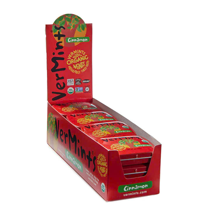 Kẹo ngậm thơm miệng Vermint's vị quế Hộp 18g - Hộp