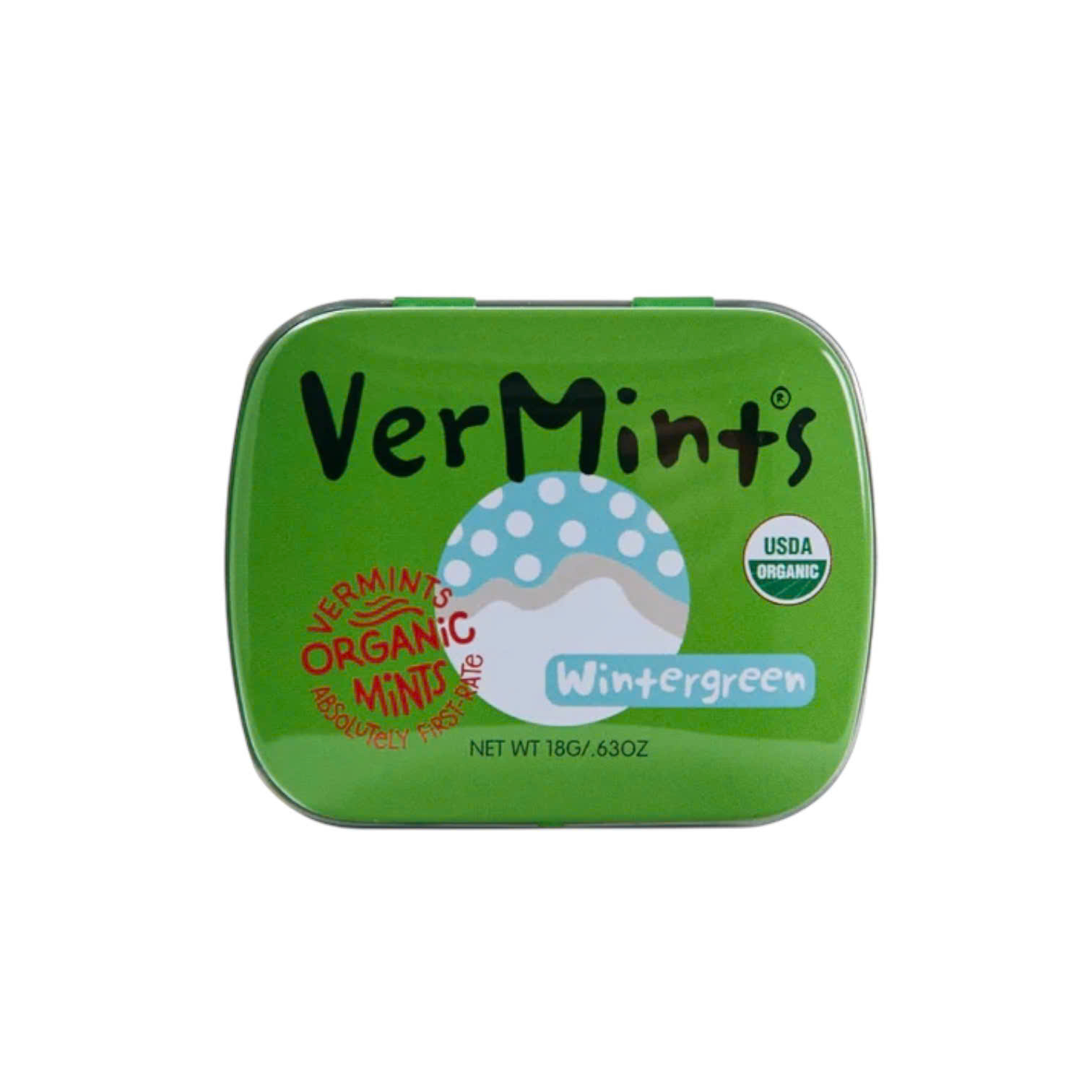 Kẹo ngậm thơm miệng Vermint's vị wintergreen Hộp 18g - Hộp