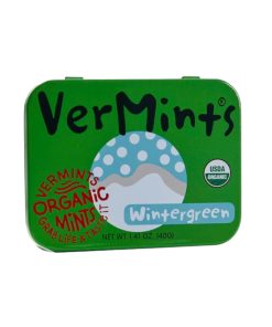 Kẹo ngậm thơm miệng Vermint's vị Wintergreen Hộp 40g - Hộp